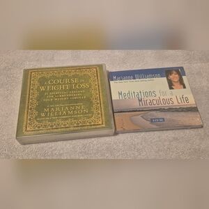 Marianne Williamson Audio CD Bundle Hay House Weight Loss 6CD + Miraculous Life